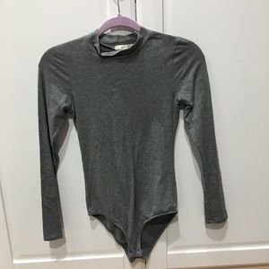 Gray bodysuit